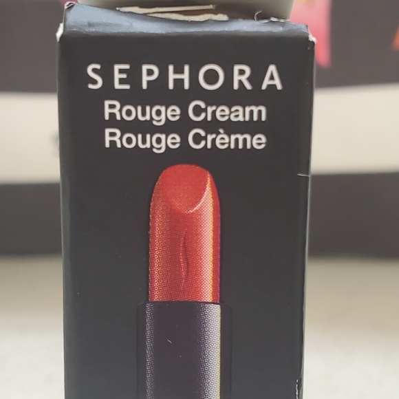 Mini Sephora Rouge Cream Lipstick 💄R04 The Red - Picture 5 of 6